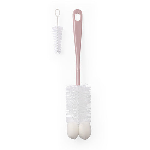 Baby Ono perie pentru biberoane + mini perie tetine 0m+ Pudra Imagine principală a produsului