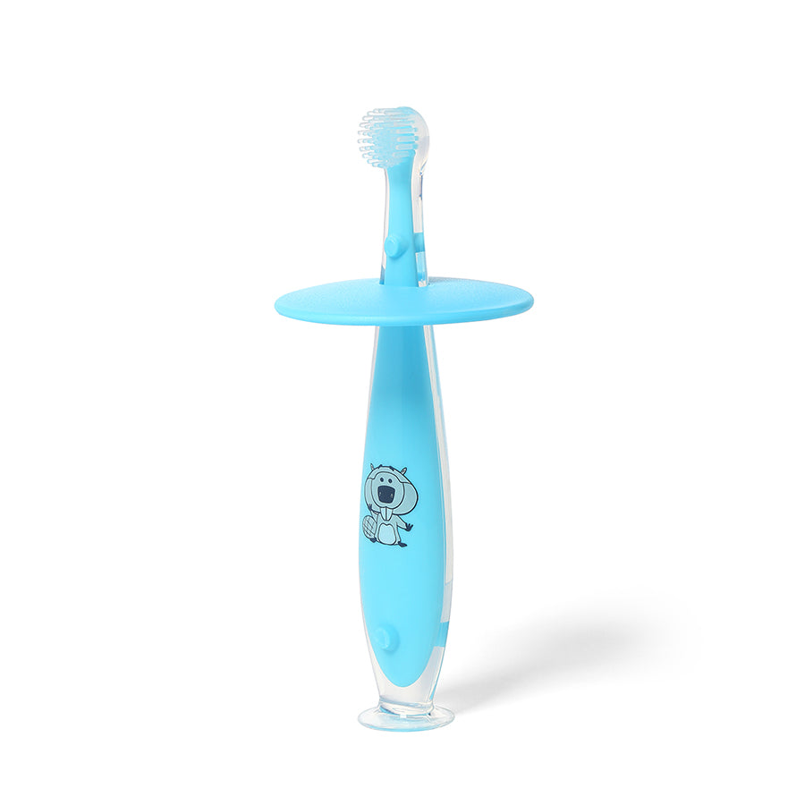 Baby Ono periuta de dinti copii cu protectie si ventuza 6m+ Albastru Imagine principală a produsului