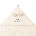 Baby Ono prosop cu gluga din bambus 100x100 cm 0m+ Light Beige soricel