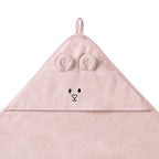 Baby Ono prosop cu gluga din bambus 100x100 cm 0m+ Pudra soricel