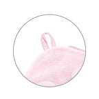 Baby Ono prosop cu gluga din bambus 100x100 cm 0m+ Roz soricel