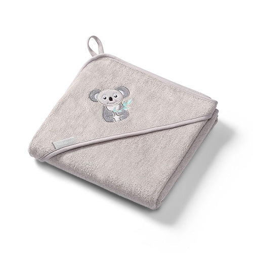 Baby Ono prosop de baie frotir Natural Bamboo 100x100 cm 0m+ Gri cu koala Imagine principală a produsului