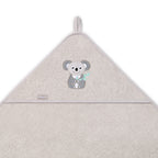 Baby Ono prosop de baie frotir Natural Bamboo 100x100 cm 0m+ Gri cu koala