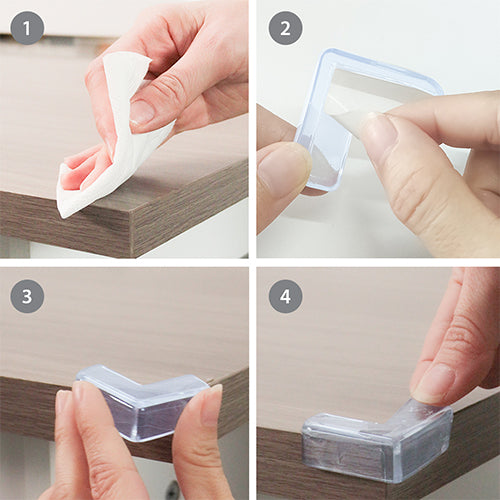 Baby Ono protectie colturi 6m+ Transparent 12 buc