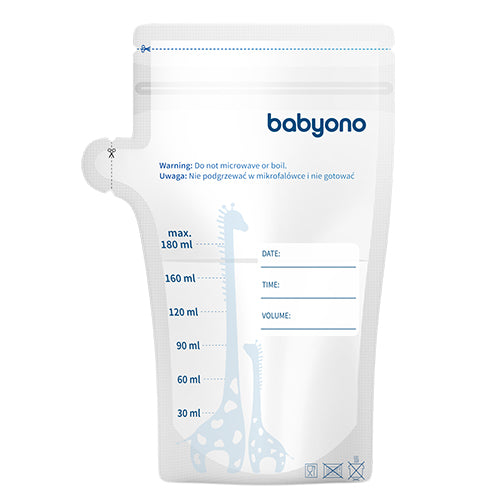 Baby Ono pungi depozitare lapte matern 180 ml 30 buc Imagine secundară a produsului