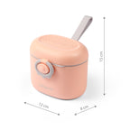 Baby Ono recipient portabil lapte praf si hrana 240 ml 0m+ Piersica