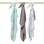 Baby Ono scutec textil Bamboo Natural  70x70 cm 3 buc