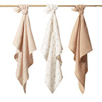 Baby Ono scutec textil Bamboo Natural  70x70 cm 3 buc Beige