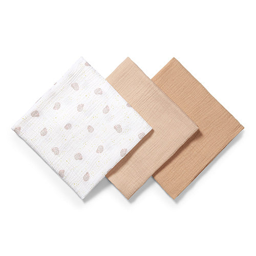 Baby Ono scutec textil Bamboo Natural  70x70 cm 3 buc Beige