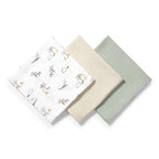 Baby Ono scutec textil Bamboo Natural  70x70 cm 3 buc Green