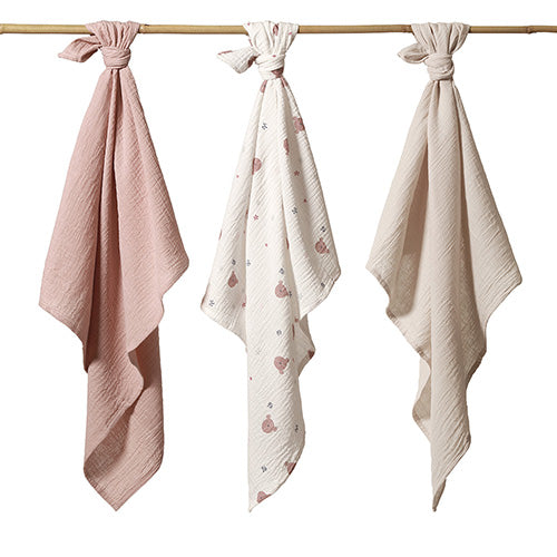 Baby Ono scutec textil Bamboo Natural  70x70 cm 3 buc Grey