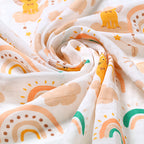 Baby Ono scutec textil din muselina 70x70 cm 3 buc Beige