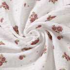 Baby Ono scutec textil din muselina 70x70 cm 3 buc Pudra cu trandafiri