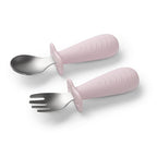 Baby Ono set lingurita si furculita din otel inoxidabil 12m+ Pink