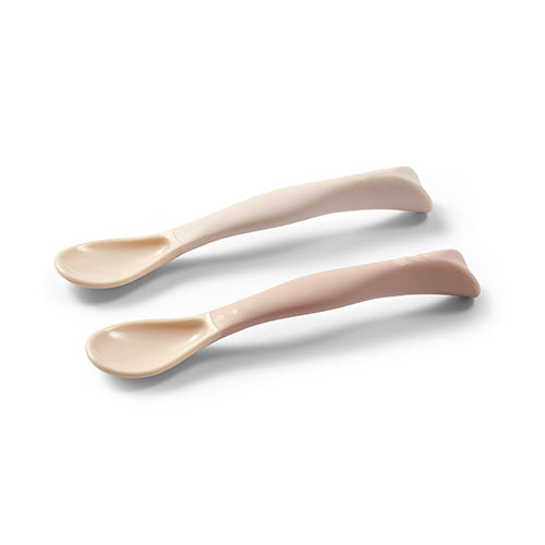 Baby Ono set lingurite flexibile 6m+ 2 buc Crem-Roz Imagine principală a produsului