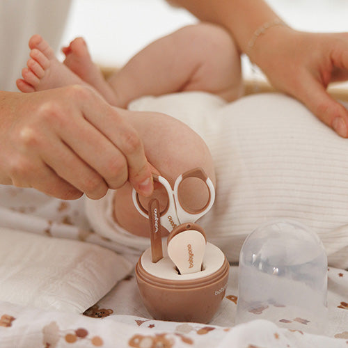 Baby Ono set pentru ingrijirea unghiilor 0m+ Maro