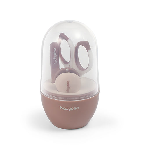 Baby Ono set pentru ingrijirea unghiilor 0m+ Maro Imagine principală a produsului
