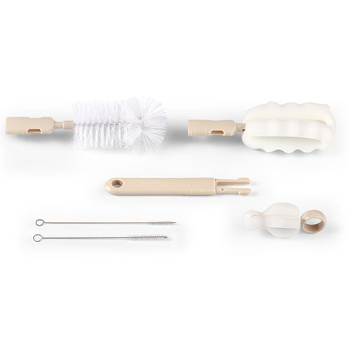 Baby Ono set perie pentru curatarea biberoanelor si tetinelor 0m+ Beige Imagine secundară a produsului