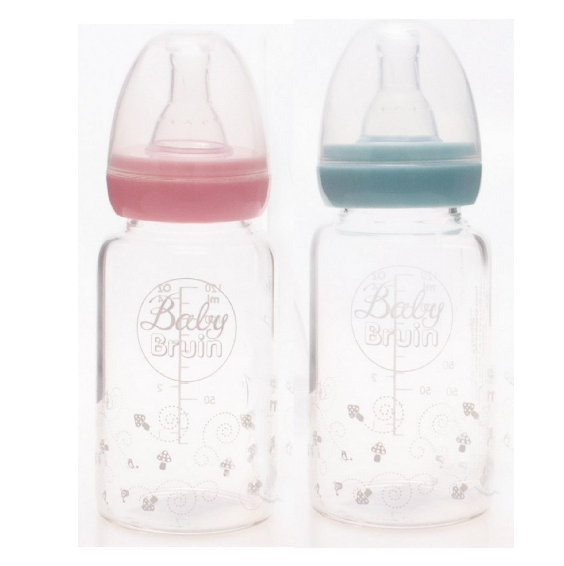 Baby Bruin biberon sticla standard cu tetina silicon 0m+, 120 ml 01 Imagine principală a produsului