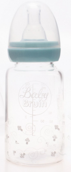 Baby Bruin biberon sticla standard cu tetina silicon 0m+