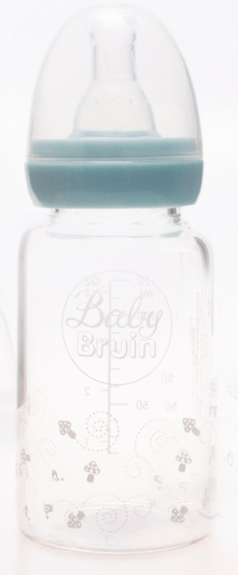 Baby Bruin biberon sticla standard cu tetina silicon 0m+