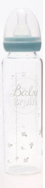 Baby Bruin biberon sticla standard cu tetina silicon 0m+