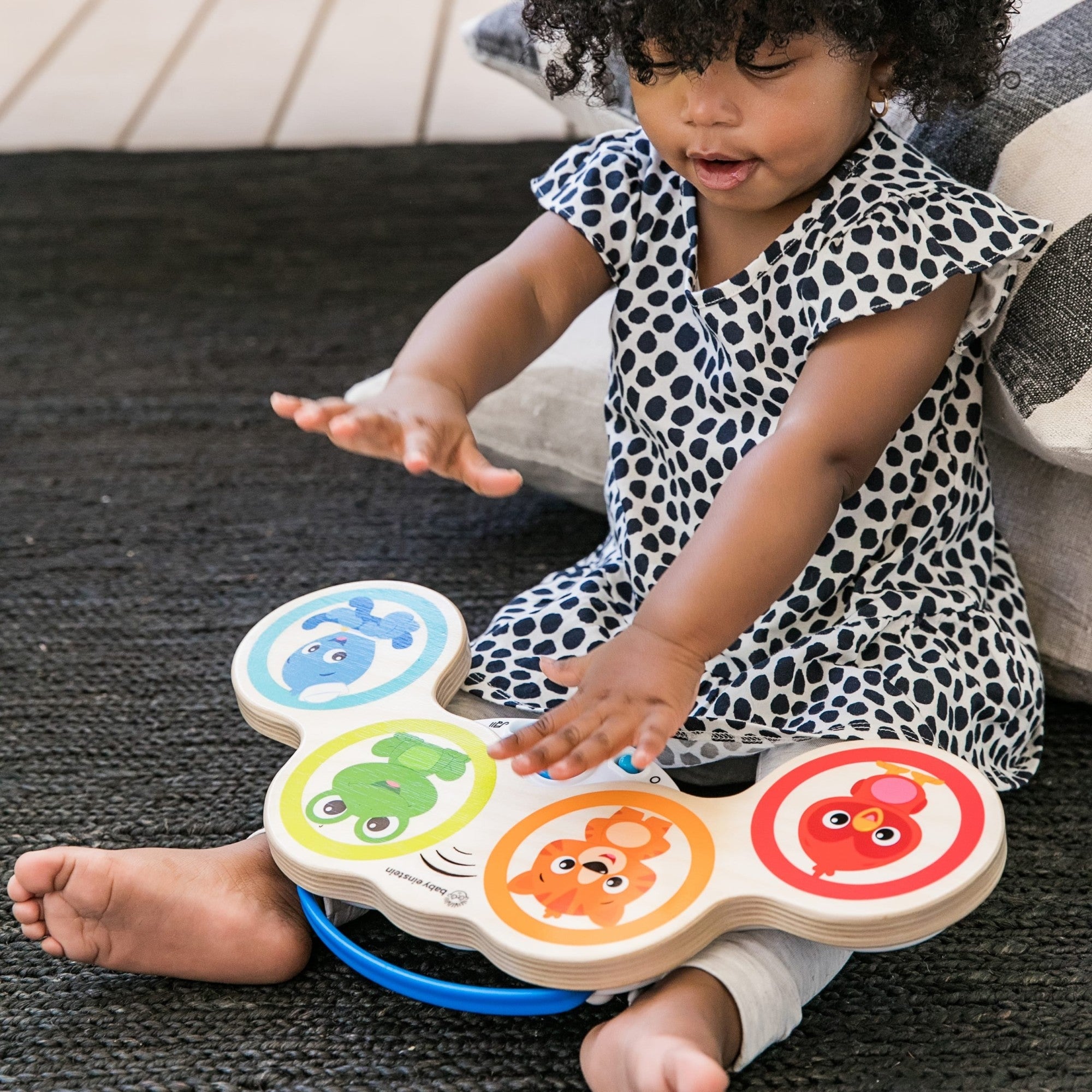 Baby Einstein jucarie Hape Magic Touch Drum 12m+ 02