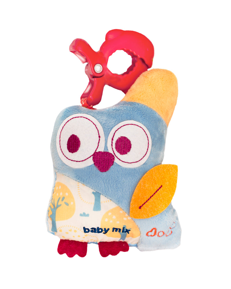 Baby Mix jucarie de plus muzicala 12m+, Bufnita TK-1140-4892 Imagine principală a produsului