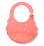 Baby Ono baveta silicon cu buzunar 6m+, Roz-coral 82904 01