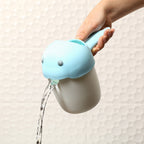 Baby Ono cana pentru clatit parul Whale 0m+ Albastru 07