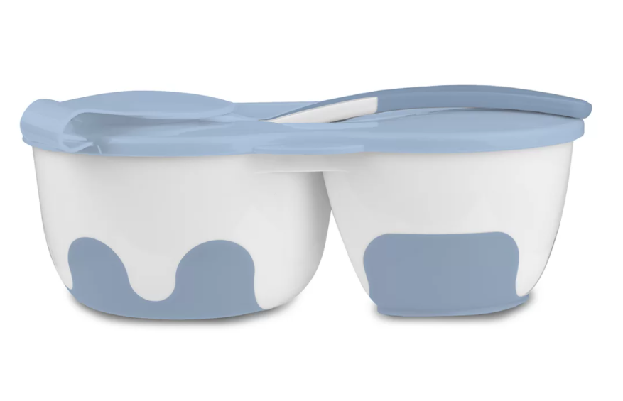 Baby Ono castron compartimentat cu capac si lingurita 6m+  02