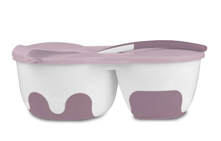 Baby Ono castron compartimentat cu capac si lingurita 6m+ 03