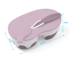 Baby Ono castron compartimentat cu capac si lingurita 6m+ 05