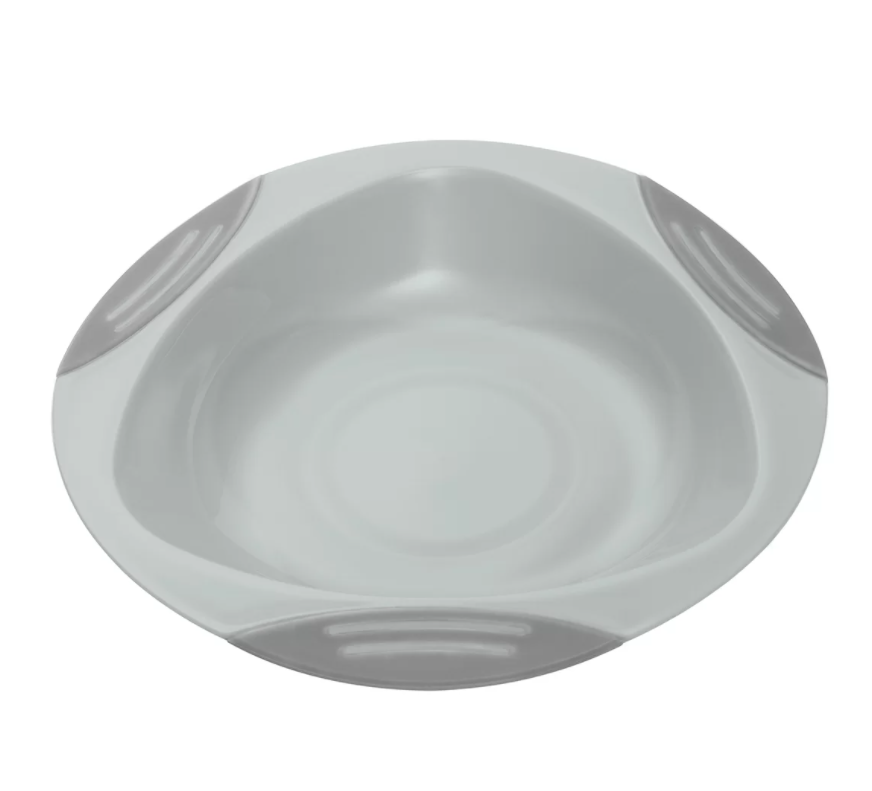 Baby Ono farfurie cu ventuza 6m+, Gri 1062-03  01 Imagine principală a produsului