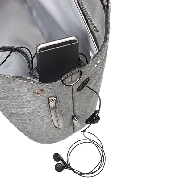 Baby Ono geanta mamici Basic So Dynamic 0m+, Light Grey Imagine secundară a produsului