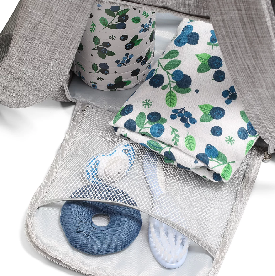 Baby Ono geanta mamici Space 0m+, Gri Imagine secundară a produsului