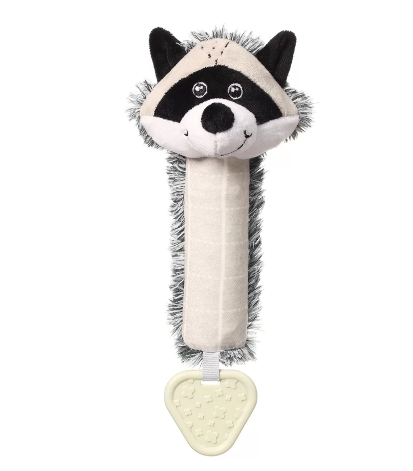 Baby Ono jucarie dentitie chitaitoare din plus 0m+, Racoon 01