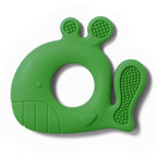 Baby Ono jucarie dentitie silicon 0m+, Whale verde 93502 01