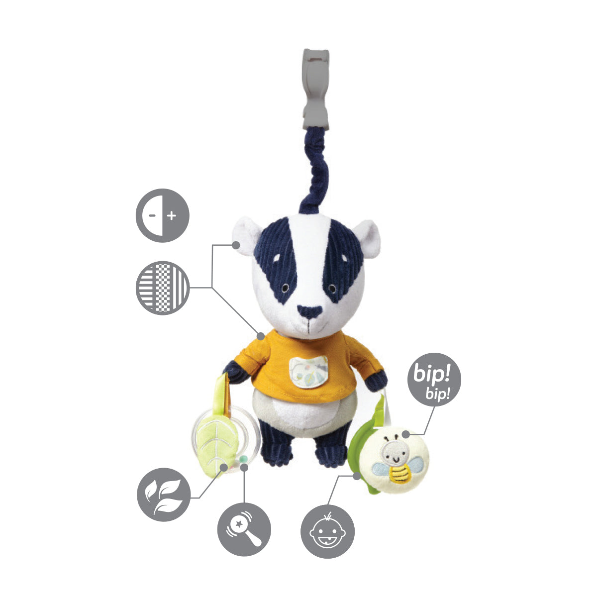 Baby Ono jucarie plus educationala zornaitoare  BADGER EDMUND