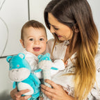 Baby Ono jucarie plus zornaitoare 25 cm 3m+ Hippo Marcel 06