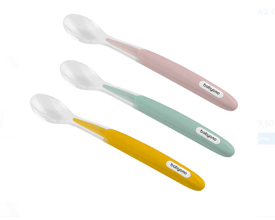 Baby Ono lingurita din silicon 6m+ 1 bucset