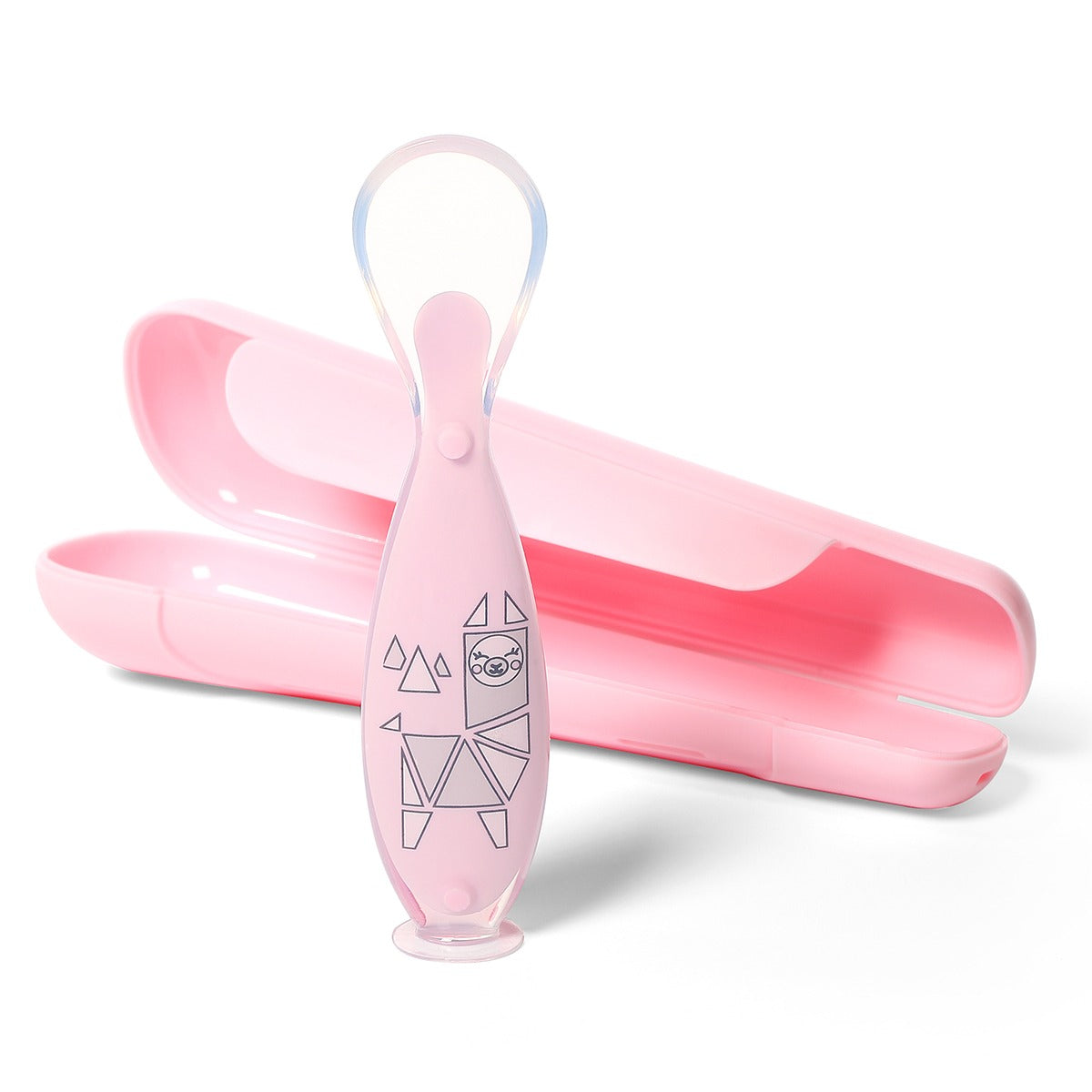 Baby Ono lingurita moale silicon cu ventuza si cutie 6m+ 06