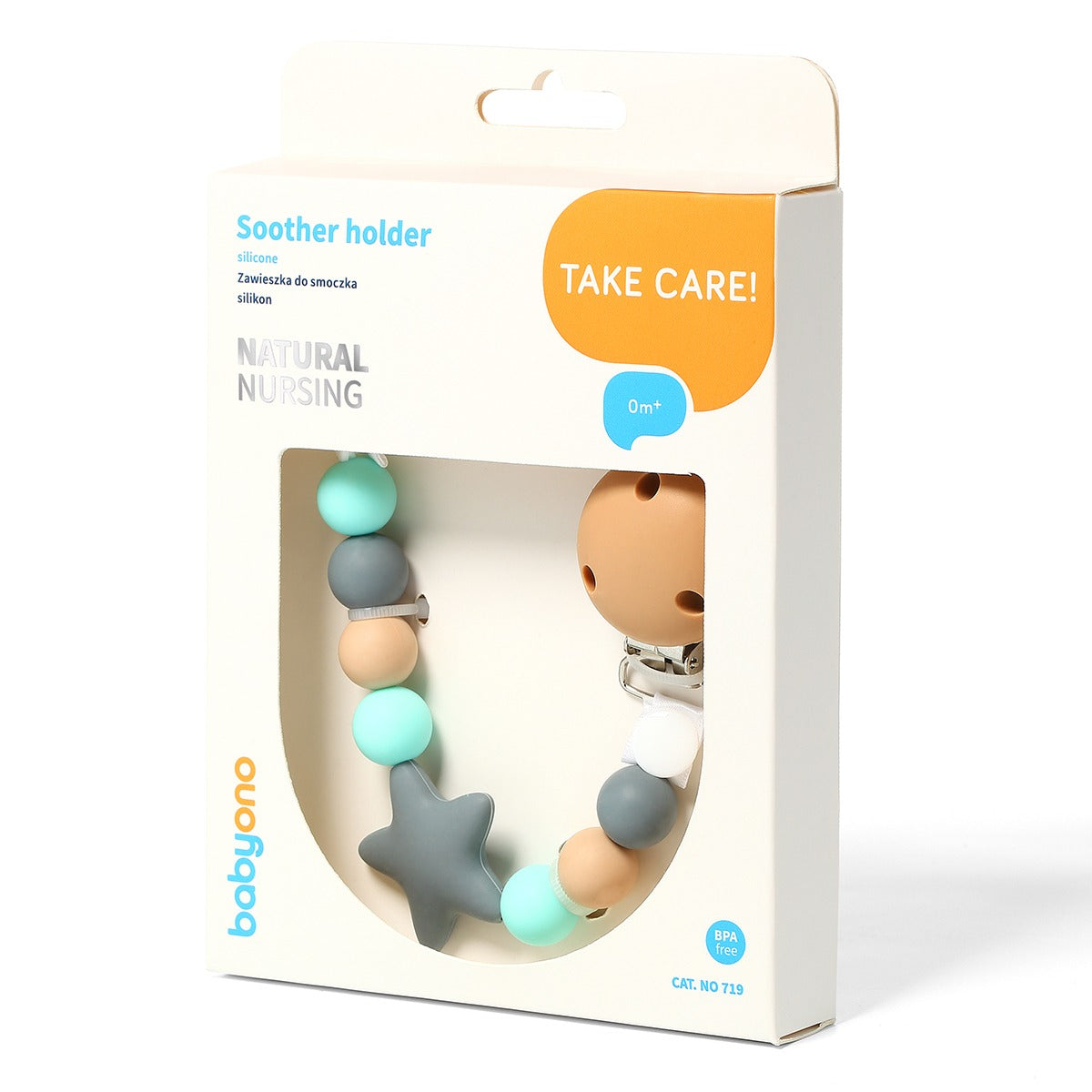 Baby Ono pandantiv silicon pentru suzeta Natural Nursing 0m+ 03