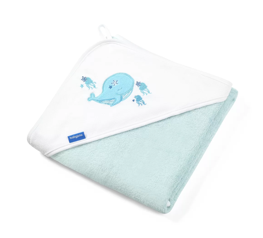 Baby Ono prosop cu gluga bambus organic 85x85 cm 0m+ Imagine principală a produsului