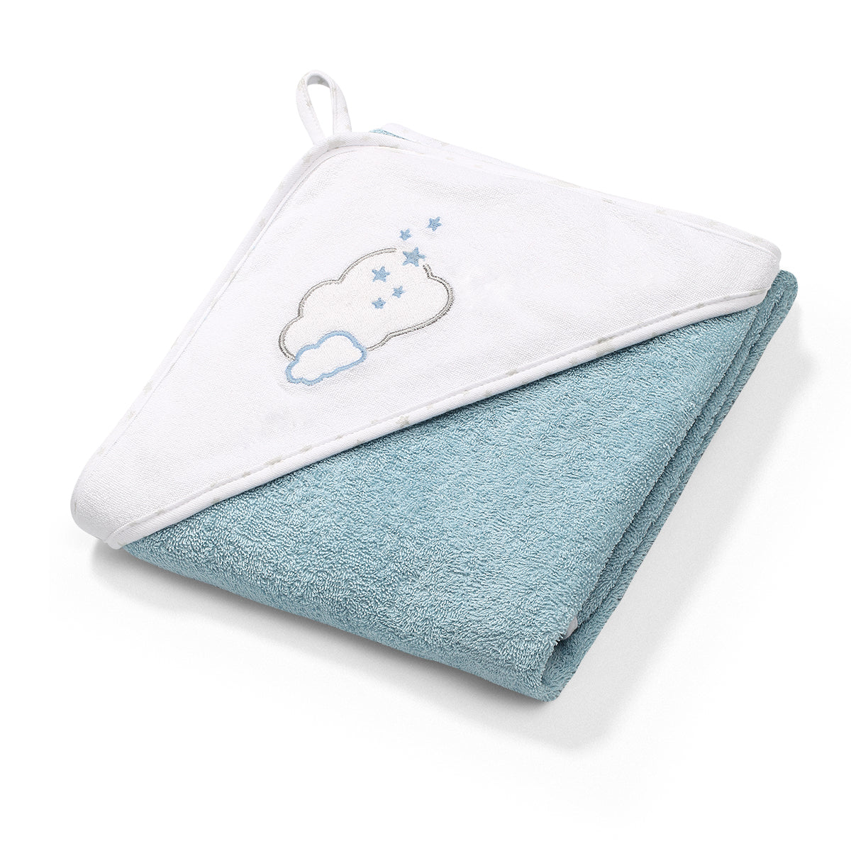 Baby Ono prosop cu gluga frotir 76x76 cm pentru 0m+, Norisor 01