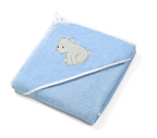 Baby Ono prosop cu gluga velur 100x100 cm 0m+, Albastru 01