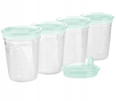 Baby Ono Recipiente stocare lapte si alimente, 4 buc