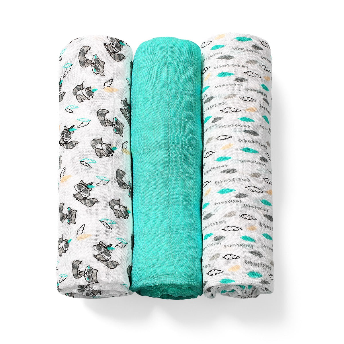 Baby Ono scutec textil Bamboo Natural  70x70 cm 3 buc 01