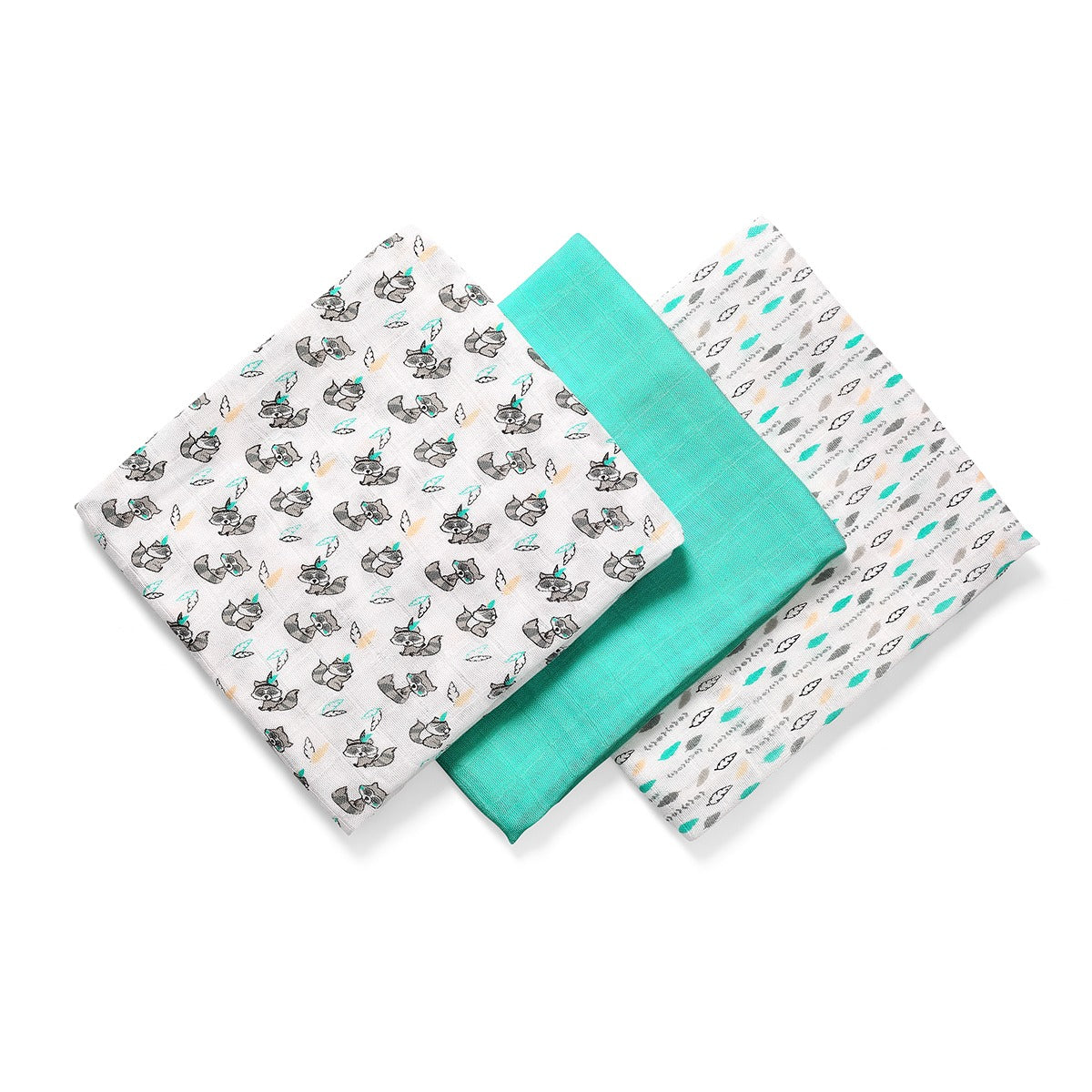 Baby Ono scutec textil Bamboo Natural  70x70 cm 3 buc 02