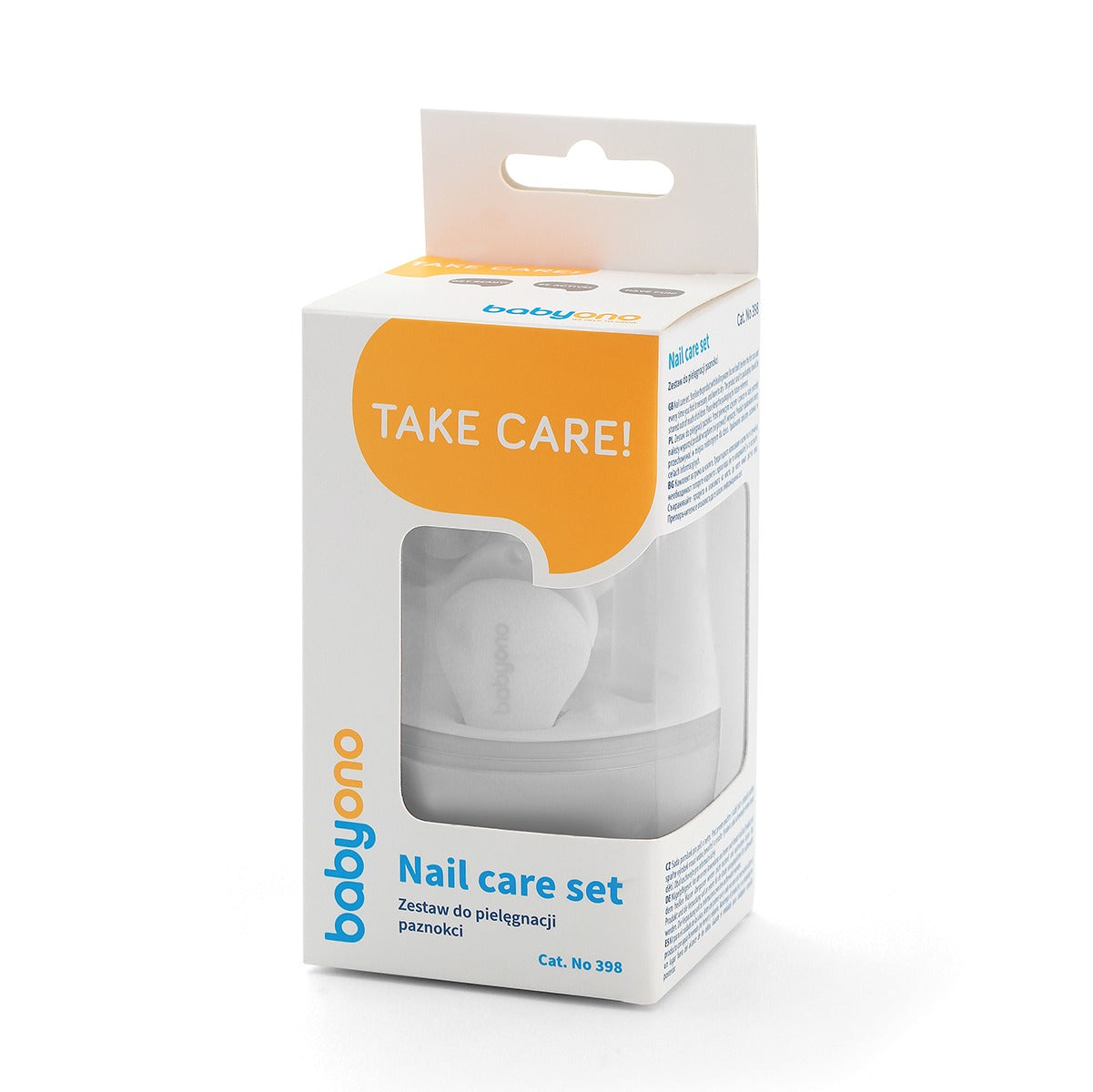 Baby Ono set pentru ingrijirea unghiilor 0m+ Gri 04